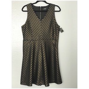 Mossimo Black & Gold Dress